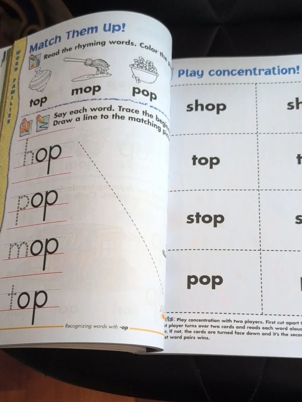 Learn Every Day Phonics Activity Book for Kids - Colorful Pink & Purple